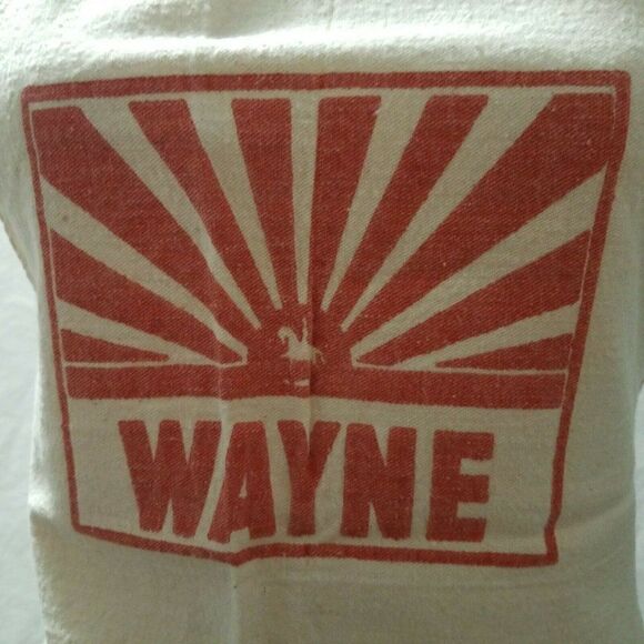 VINTAGE Wayne Feeds Full Apron Tie Back Barbeque Chef Cooking Farmhouse Farmcore - Picture 3 of 5
